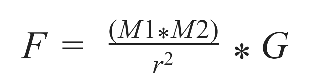 Formula gravitatoria